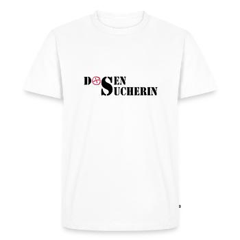 Dosensucherin - 2colors - 2011 - T-shirt Premium bio Homme - blanc - Devant - Nico (187cm)