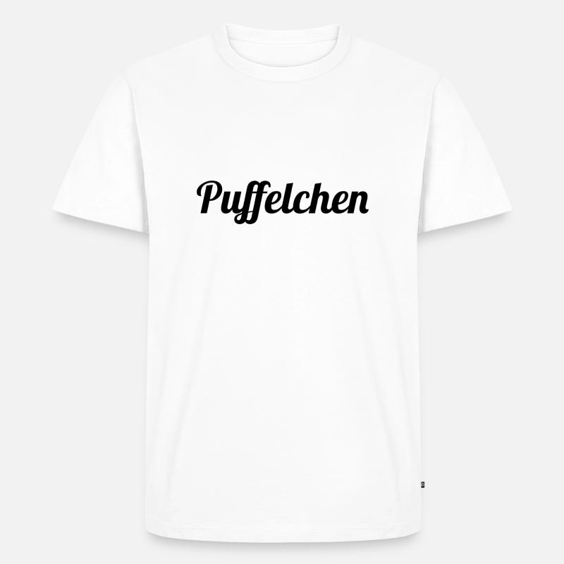 Puffelchen - Männer Premium Bio T-Shirt - Weiß
