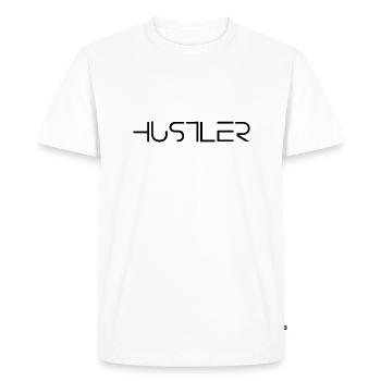 Hustler Dissoudre - T-shirt Premium bio Homme - blanc - Devant - Nico (187cm)