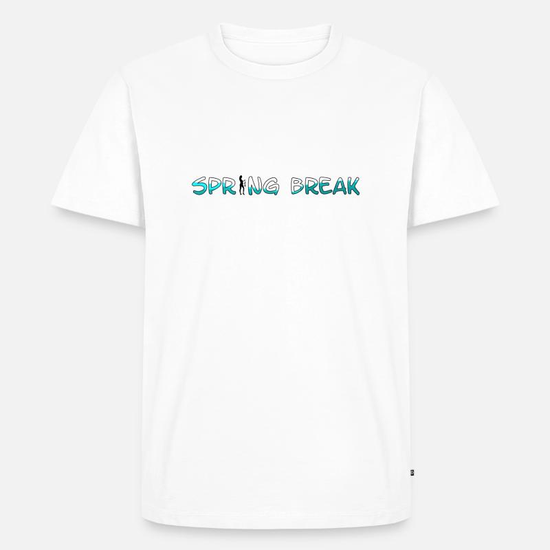 Spring Break 2 - Männer Premium Bio T-Shirt - Weiß