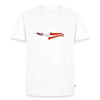 Supermen autrichiens - T-shirt Premium bio Homme - blanc - Devant - Nico (187cm)