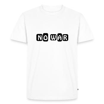 Boardgame Chess Backgammon Game Night - Men's Premium Organic T-Shirt - white - Front - Nico (187cm)