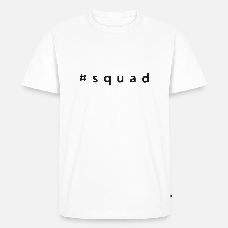squad - Teamgedanke - Männer Premium Bio T-Shirt - Weiß