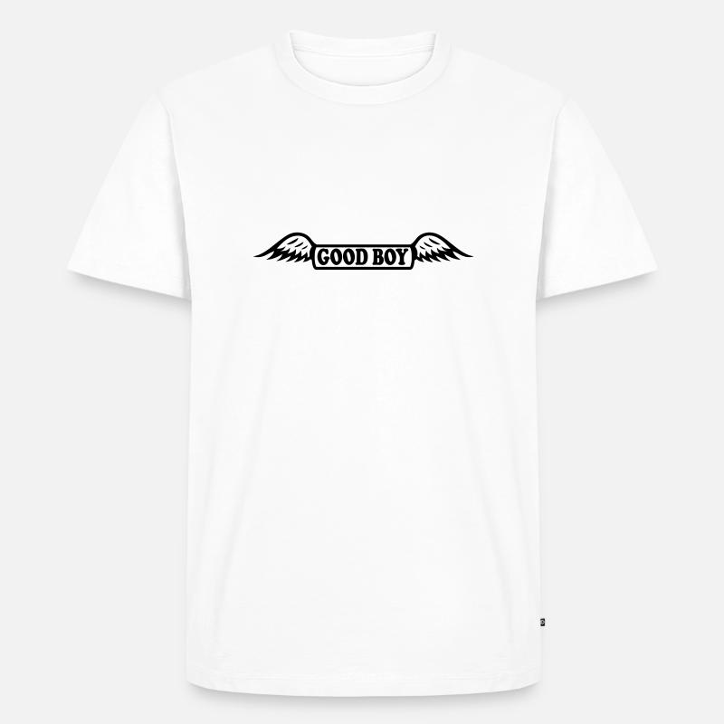 guter Junge - Männer Premium Bio T-Shirt - Weiß