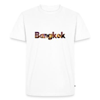 Bangkok - T-shirt Premium bio Homme - blanc - Devant - Nico (187cm)