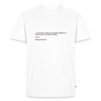 Winston Churchill - T-shirt Premium bio Homme - blanc - Devant - Nico (187cm)