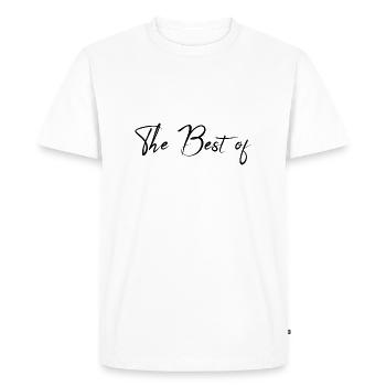 The Best of. Best of. Best. Best.Christmas. Geek - Men's Premium Organic T-Shirt - white - Front - Nico (187cm)