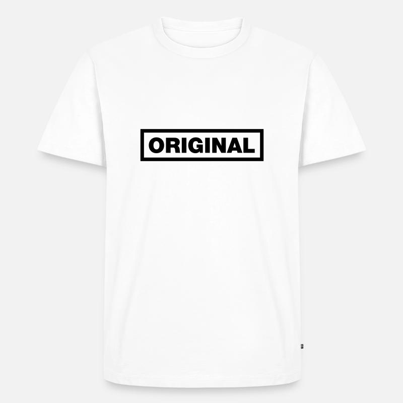 Das echte Original - Männer Premium Bio T-Shirt - Weiß