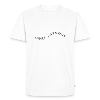 Inner Harmony - Men's Premium Organic T-Shirt - white - Front - Nico (187cm)