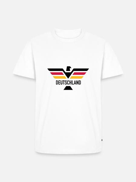 Deutschland - Männer Premium Bio T-Shirt - Weiß