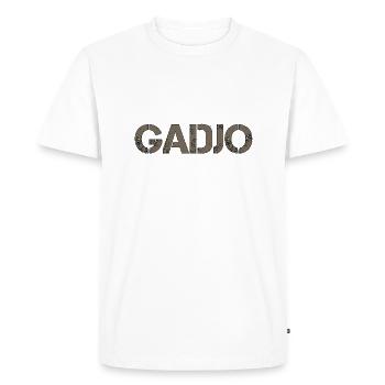 Gadjo - T-shirt Premium bio Homme - blanc - Devant - Nico (187cm)