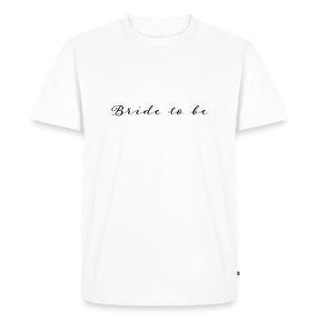 Future mariée - T-shirt Premium bio Homme - blanc - Devant - Nico (187cm)