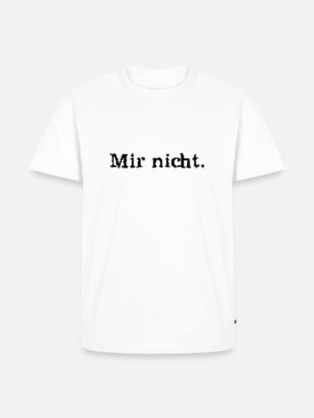 Universal-Adorno - Männer Premium Bio T-Shirt - Weiß