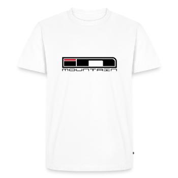 IN mountain 4 - T-shirt Premium bio Homme - blanc - Devant - Nico (187cm)