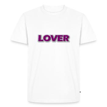 Amant - T-shirt Premium bio Homme - blanc - Devant - Nico (187cm)