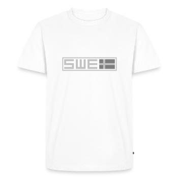 Swedish tactical - Men's Premium Organic T-Shirt - white - Front - Nico (187cm)