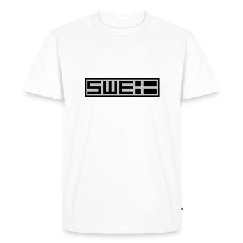 Swedish tactical - Men's Premium Organic T-Shirt - white - Front - Nico (187cm)