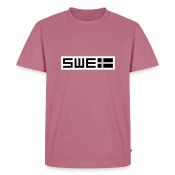 Tactique suédoise - T-shirt Premium bio Homme - mauve - Devant - Nico (187cm)