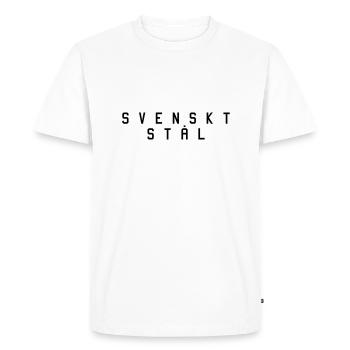Acier suédois 1 - T-shirt Premium bio Homme - blanc - Devant - Nico (187cm)