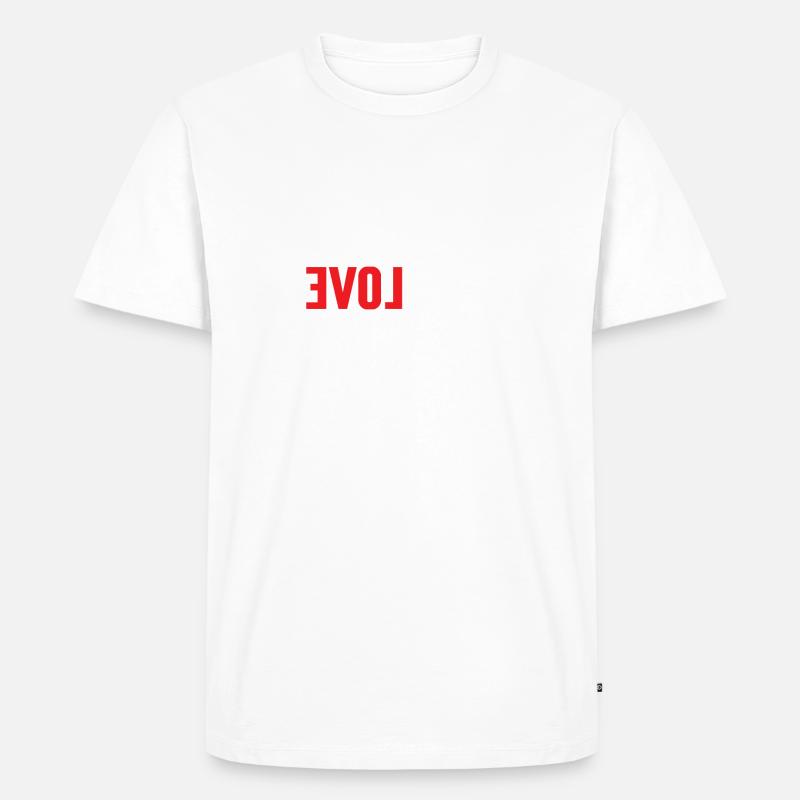 Die Revolution der Liebe - Männer Premium Bio T-Shirt - Weiß