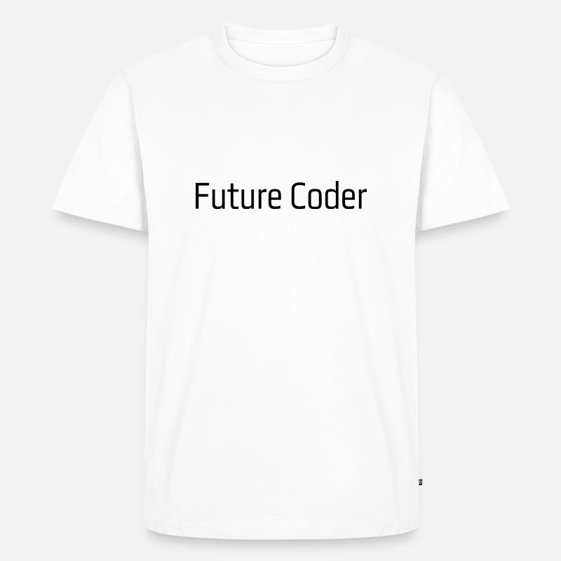 Zukünftige Programmiererin - Männer Premium Bio T-Shirt - Weiß