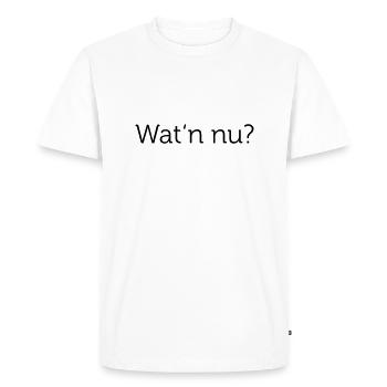 La question de Berlin - T-shirt Premium bio Homme - blanc - Devant - Nico (187cm)