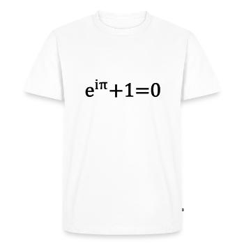 plus belle formule du monde - T-shirt Premium bio Homme - blanc - Devant - Nico (187cm)