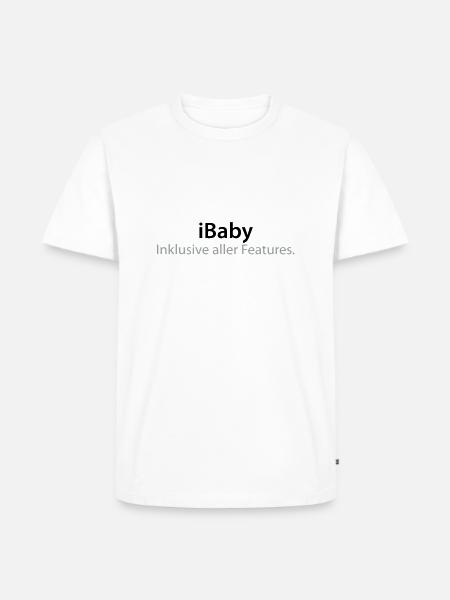iBaby - Männer Premium Bio T-Shirt - Weiß