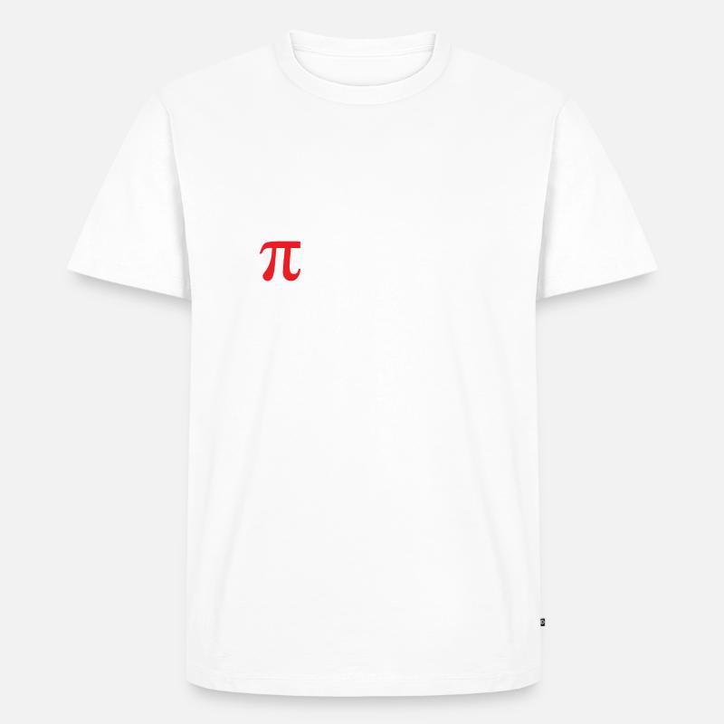 Einfach nur Pimmel rot - Männer Premium Bio T-Shirt - Weiß