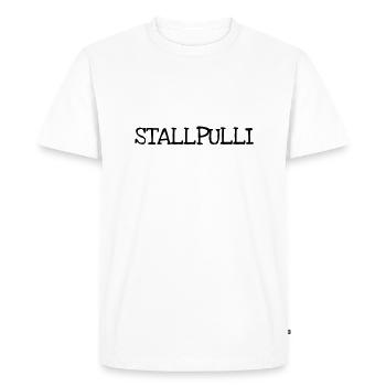 Stallpulli - Men's Premium Organic T-Shirt - white - Front - Nico (187cm)