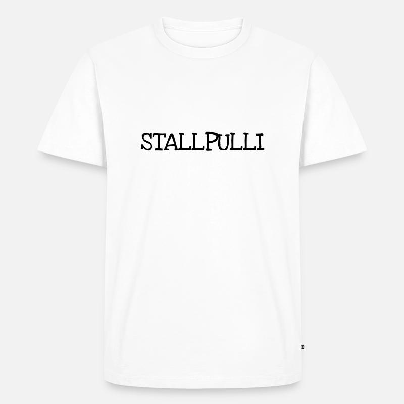 Stallpulli stallpulli - T-shirt Premium bio Homme - blanc