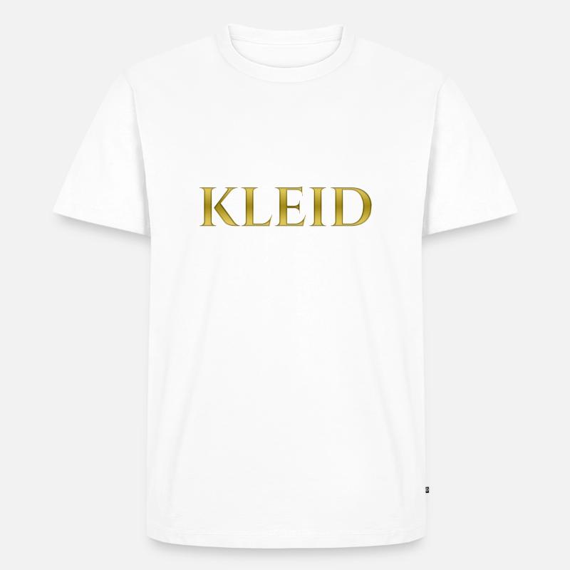 Kleid - Männer Premium Bio T-Shirt - Weiß