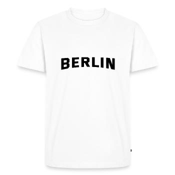 Berlin - Capitale - Allemagne - Allemagne - T-shirt Premium bio Homme - blanc - Devant - Nico (187cm)