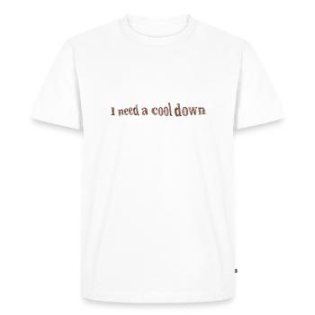 IMG 1492 - Men's Premium Organic T-Shirt - white - Front - Nico (187cm)