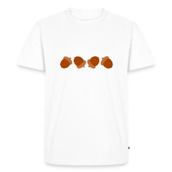 Glands - T-shirt Premium bio Homme - blanc - Devant - Nico (187cm)