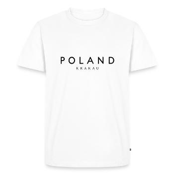 Poland Krakau - Männer Premium Bio T-Shirt - Weiß - Vorne - Nico (187cm)
