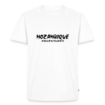 Mosambik - Mozambique - Men's Premium Organic T-Shirt - white - Front - Nico (187cm)