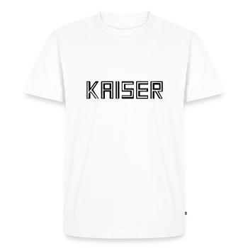EMPEREUR - T-shirt Premium bio Homme - blanc - Devant - Nico (187cm)