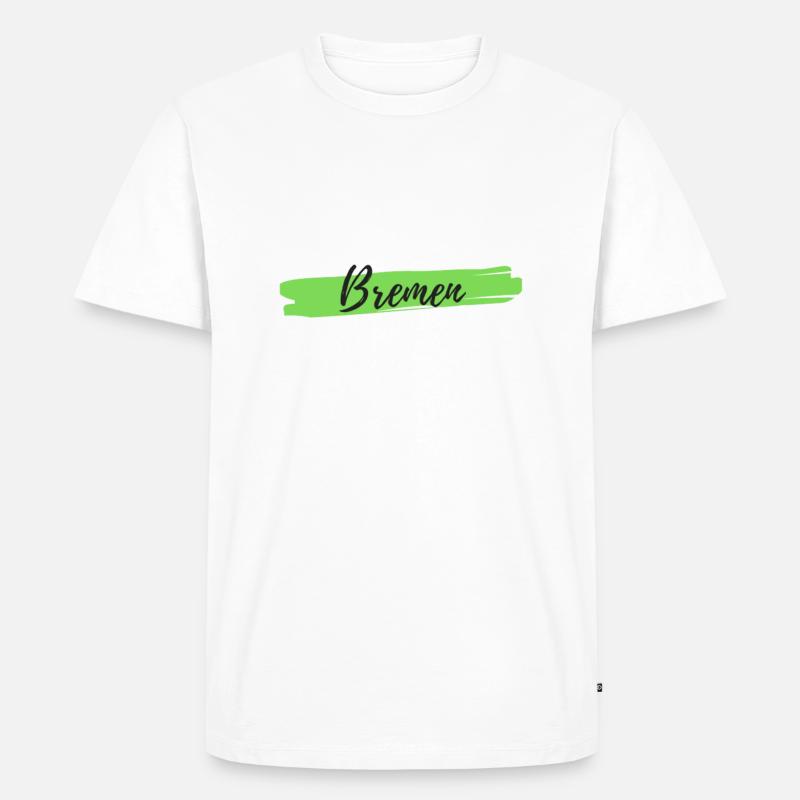 Bremen - Männer Premium Bio T-Shirt - Weiß