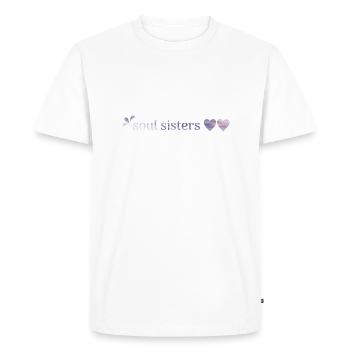 Meilleurs amis - Âmes sœurs - T-shirt Premium bio Homme - blanc - Devant - Nico (187cm)