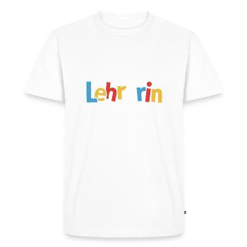 Lehrerin Grundschule Dankeschön Inspiration Heldin - Männer Premium Bio T-Shirt - Weiß - Vorne - Nico (187cm)