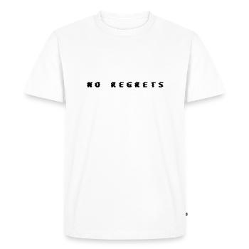 Pas de regret Glitch - T-shirt Premium bio Homme - blanc - Devant - Nico (187cm)