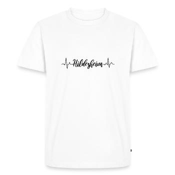 ECG Hildesheim - T-shirt Premium bio Homme - blanc - Devant - Nico (187cm)
