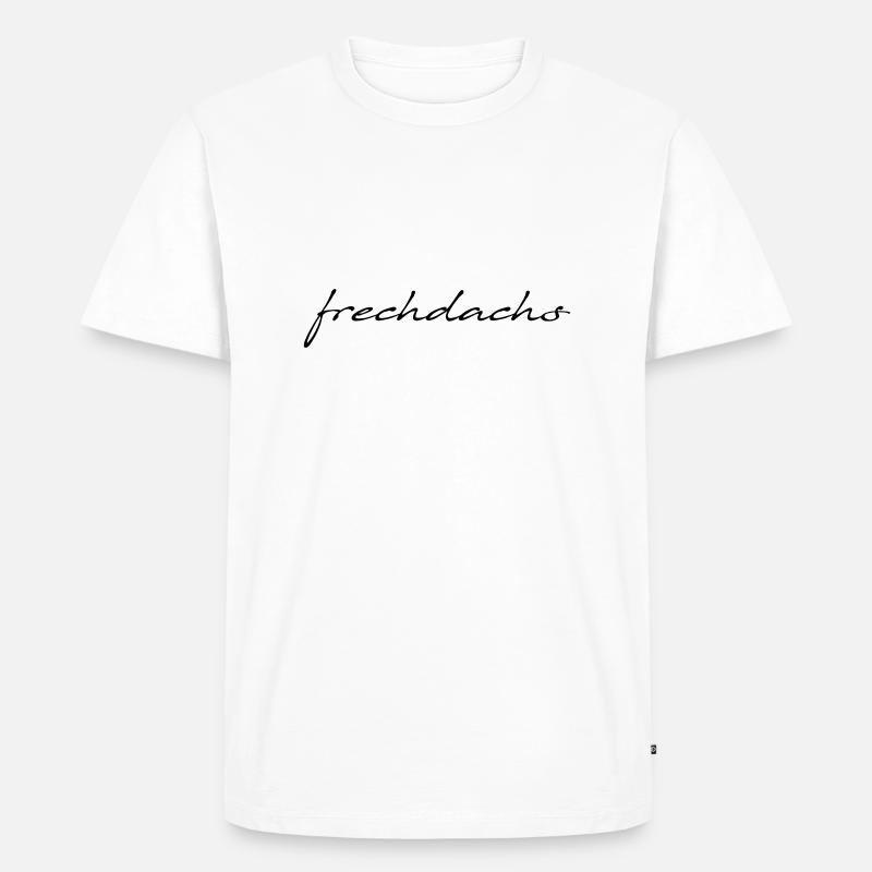 Frechdachs - Männer Premium Bio T-Shirt - Weiß
