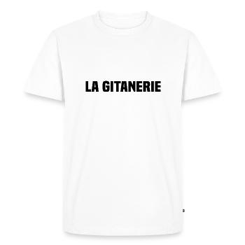 La Gitanerie - T-shirt Premium bio Homme - blanc - Devant - Nico (187cm)