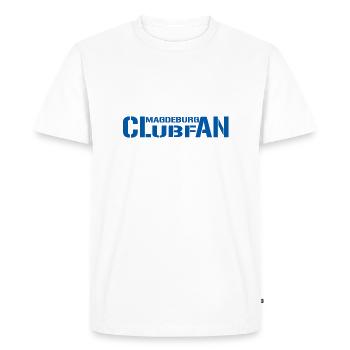 Club Fan - T-shirt Premium bio Homme - blanc - Devant - Nico (187cm)