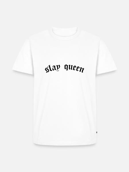 SLay queen - Men's Premium Organic T-Shirt - white