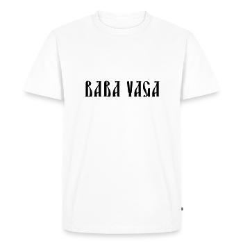 Baba Yaga - T-shirt Premium bio Homme - blanc - Devant - Nico (187cm)