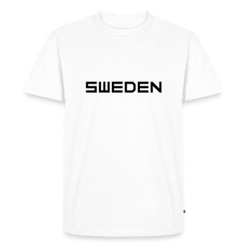Sweden - Men's Premium Organic T-Shirt - white - Front - Nico (187cm)