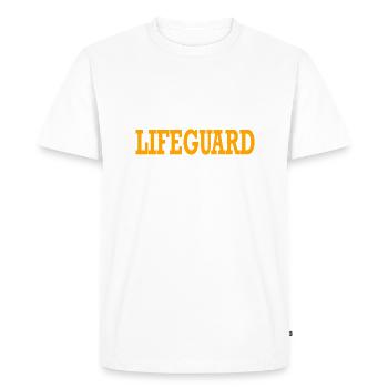 Spell Medic Lifeguard - Men's Premium Organic T-Shirt - white - Front - Nico (187cm)